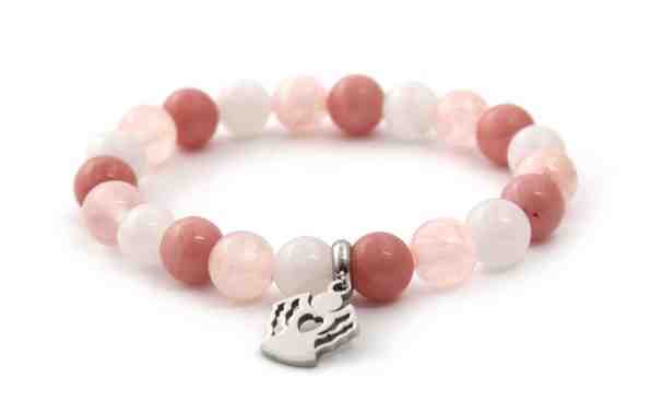 Beneto Korálkový náramek z jadeitu a nefritu MINK07/17 + 2 měsíce na vrácení zboží