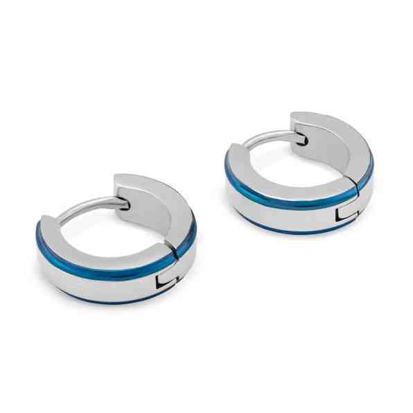 Troli Ocelové kruhové náušnice KS-147 + 2 měsíce na vrácení zboží