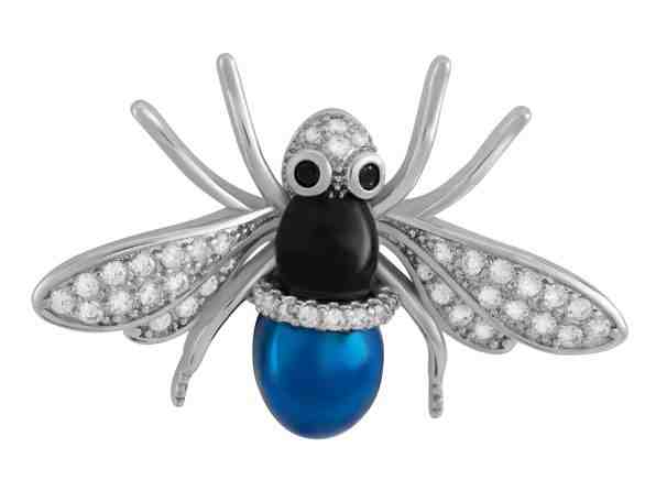 Troli Hravá brož s krystaly světluška KS-223 + 2 měsíce na vrácení zboží