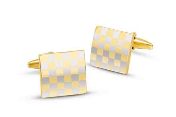 Troli Pozlacené manžetové knoflíčky KS-166 + 2 měsíce na vrácení zboží