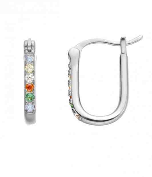 Esprit Hravé stříbrné náušnice s krystaly ESER01231100 + 2 měsíce na vrácení zboží