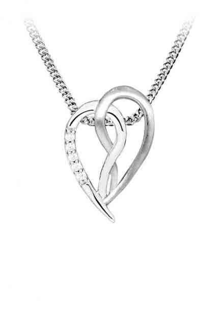 MOISS Nadčasový stříbrný přívěsek se zirkony P0001051 + 2 měsíce na vrácení zboží