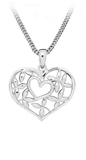 MOISS Romantický stříbrný přívěsek Srdce P0001039 + 2 měsíce na vrácení zboží