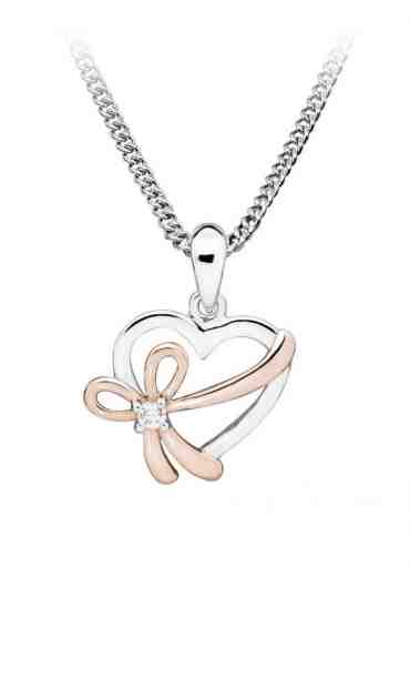 MOISS Zamilovaný bicolor přívěsek se zirkonem P0001014 + 2 měsíce na vrácení zboží