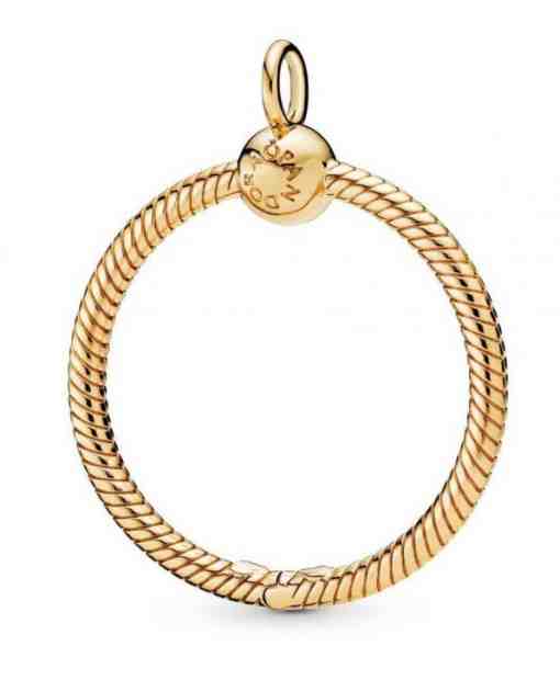 Pandora Pozlacený náhrdelníkový přívěsek na korálky Shine 368735C00/368736C00 2,5 cm + 2 měsíce na vrácení zboží