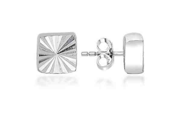 Brilio Silver Minimalistické stříbrné náušnice LME0827 + 2 měsíce na vrácení zboží