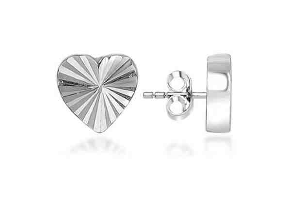 Brilio Silver Stříbrné náušnice srdíčka LME0830 + 2 měsíce na vrácení zboží