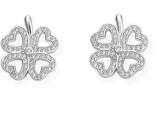 Amen Stříbrné náušnice pro štěstí Pray, Love EQUBZ + 2 měsíce na vrácení zboží