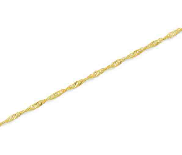 Beneto Exclusive Elegantní náramek ze žlutého zlata Lambáda AUB0002 18 cm + 2 měsíce na vrácení zboží