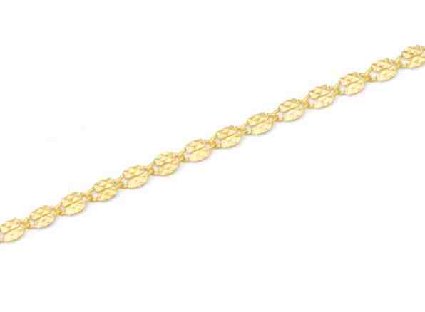 Beneto Exclusive Něžný náramek ze žlutého zlata AUB0006 19 cm + 2 měsíce na vrácení zboží