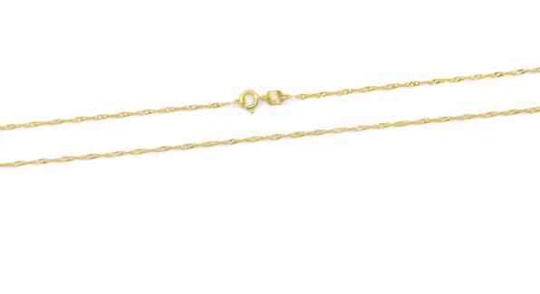 Beneto Exclusive Nadčasový řetízek ze žlutého zlata Lambáda AUS0002-G 45 cm + 2 měsíce na vrácení zboží