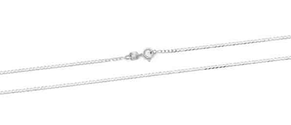 Beneto Exclusive Moderní řetízek z bílého zlata Pancer AUS0004-W 42 cm + 2 měsíce na vrácení zboží