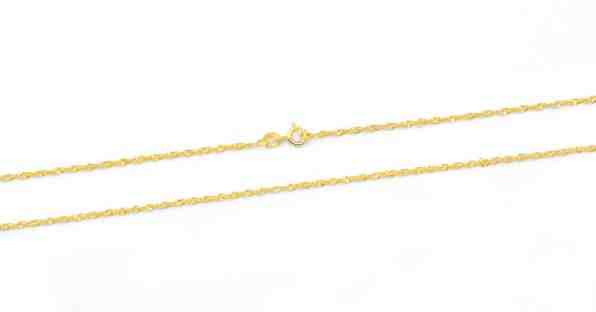 Beneto Exclusive Půvabný zlatý řetízek Lambáda AUS0006-G 42 cm + 2 měsíce na vrácení zboží