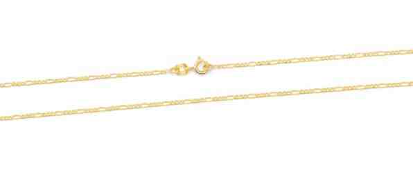 Beneto Exclusive Moderní zlatý řetízek Figaro AUS0012-G 45 cm + 2 měsíce na vrácení zboží