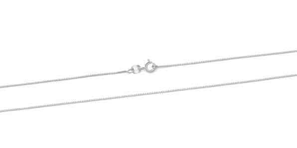 Beneto Exclusive Jedinečný řetízek z bílého zlata Venezia AUS0016-W 45 cm + 2 měsíce na vrácení zboží