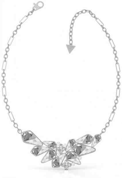 Guess Luxusní ocelový náhrdelník s čirými krystaly Party Time UBN29091 + 2 měsíce na vrácení zboží