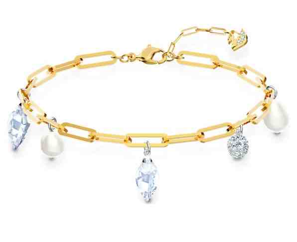 Swarovski Jemný pozlacený náramek s přívěsky So Cool 5522861 + 2 měsíce na vrácení zboží