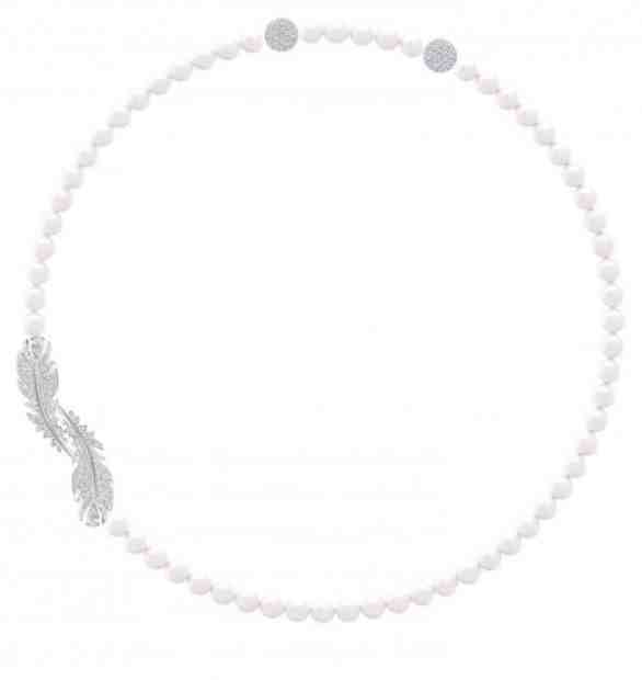 Swarovski Elegantní perlový náhrdelník s peříčky Nice 5493403 + 2 měsíce na vrácení zboží