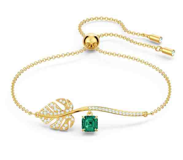 Swarovski Hravý pozlacený náramek s krystaly Tropical 5519234 + 2 měsíce na vrácení zboží