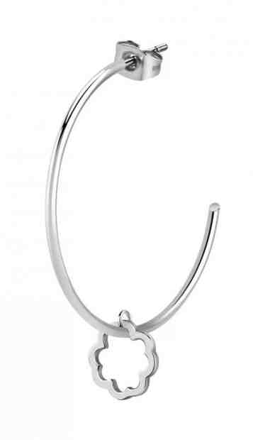 La Petite Story Ocelová single náušnice s přívěskem pro štěstí LPS02AQM17 + 2 měsíce na vrácení zboží