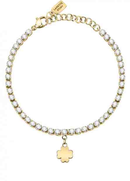 La Petite Story Pozlacený náramek pro štěstí s krystaly Friendship LPS05ARR71 + 2 měsíce na vrácení zboží