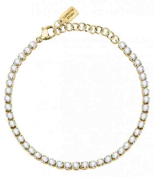 La Petite Story Elegantní pozlacený náramek s krystaly Friendship LPS05ARR73 + 2 měsíce na vrácení zboží