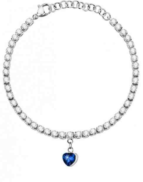 La Petite Story Půvabný ocelový náramek s krystaly Love LPS05ASD27 + 2 měsíce na vrácení zboží