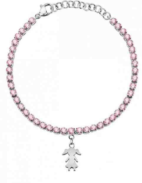 La Petite Story Krásný náramek s přívěskem Holčička Family LPS05ASF35 + 2 měsíce na vrácení zboží