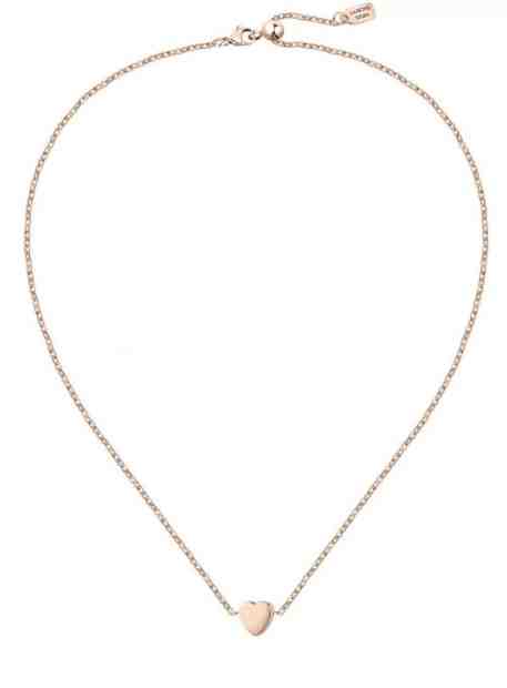 La Petite Story Romantický bronzový náhrdelník s krystalem Love LPS10ASD06 + 2 měsíce na vrácení zboží