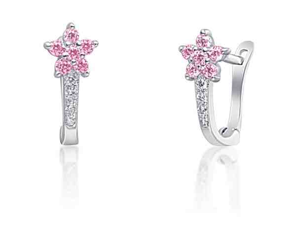 JVD Okouzlující stříbrné náušnice se zirkony SVLE0932XF6R200 + 2 měsíce na vrácení zboží