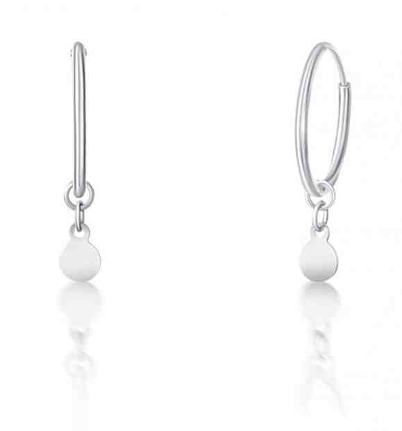 JVD Stříbrné kruhové náušnice s přívěsky SVLE0925XF60000 + 2 měsíce na vrácení zboží