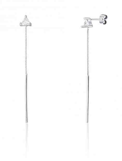 JVD Půvabné stříbrné dlouhé náušnice SVLE0998XE9BI00 + 2 měsíce na vrácení zboží