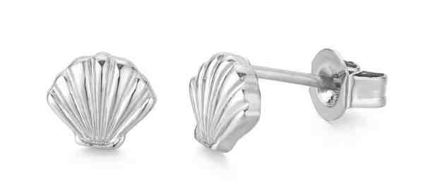 Troli Módní ocelové náušnice mušle VEDE0149 S + 2 měsíce na vrácení zboží