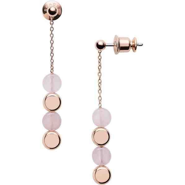 Skagen Bronzové náušnice s korálkami SKJ1308791 + 2 měsíce na vrácení zboží