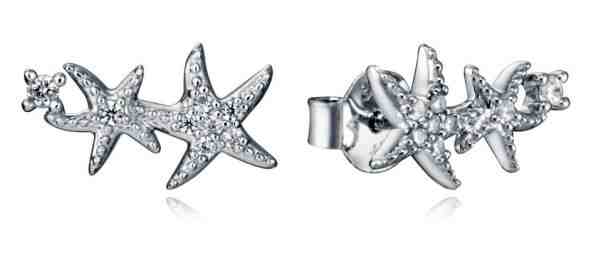 Viceroy Něžné stříbrné náušnice Mořské hvězdice 61074E000-38 + 2 měsíce na vrácení zboží