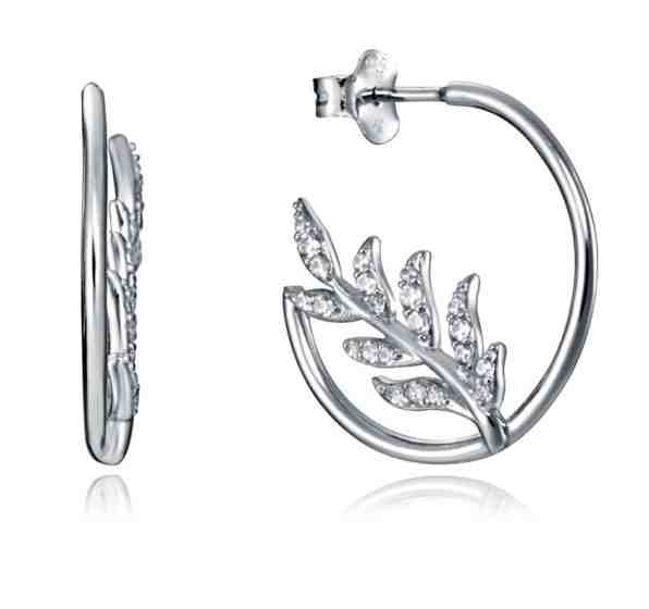 Viceroy Stříbrné kruhové náušnice se zirkony VCD 85022E000-38 + 2 měsíce na vrácení zboží