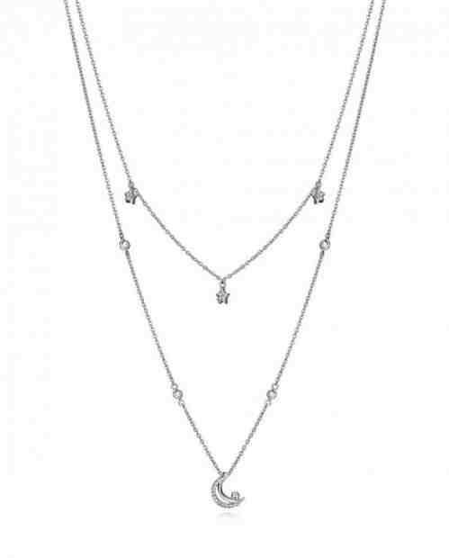 Viceroy Půvabný dvojitý náhrdelník Fiesta 4123C000-38 + 2 měsíce na vrácení zboží