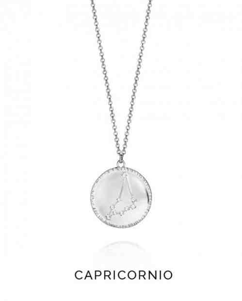 Viceroy Stříbrný náhrdelník znamení Kozoroh Horoscopo 61014C000-38C + 2 měsíce na vrácení zboží