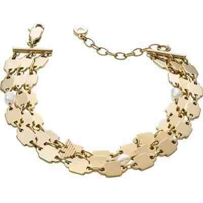 Emporio Armani Okouzlující pozlacený náramek EGS2703710 + 2 měsíce na vrácení zboží