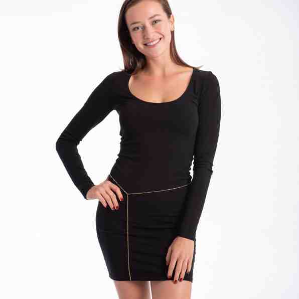 Troli Stylový pozlacený kuličkový řetízek do pasu + 2 měsíce na vrácení zboží