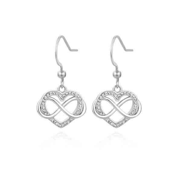 Troli Romantické ocelové náušnice Srdíčka VEDE0354S + 2 měsíce na vrácení zboží