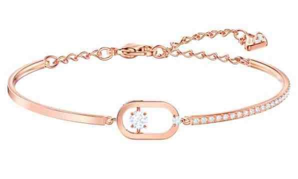 Swarovski Bronzový náramek s krystaly Sparkling Dance 5472382 + 2 měsíce na vrácení zboží