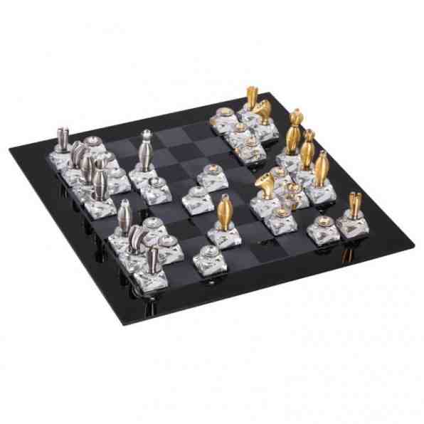 Preciosa Dekorace Královské šachy z českého křišťálu Preciosa 1390 70 + 2 měsíce na vrácení zboží