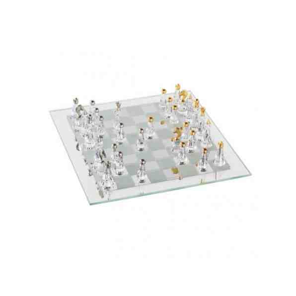 Preciosa Dekorace Královské šachy z českého křišťálu Preciosa 0401 00 + 2 měsíce na vrácení zboží
