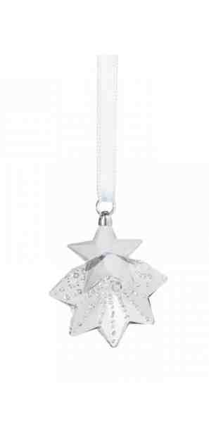 Preciosa Závěsná dekorace Malá sněhová vločka z českého křišťálu Preciosa 1454 00 + 2 měsíce na vrácení zboží