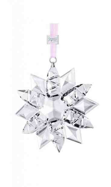Preciosa Závěsná dekorace Vánoční ornament z českého křišťálu Preciosa 1475 00 + 2 měsíce na vrácení zboží