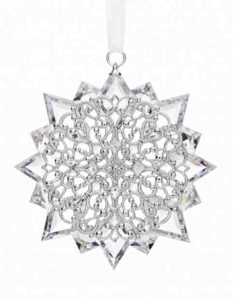 Preciosa Vánoční ornament z českého křišťálu Preciosa 1505 00 + 2 měsíce na vrácení zboží