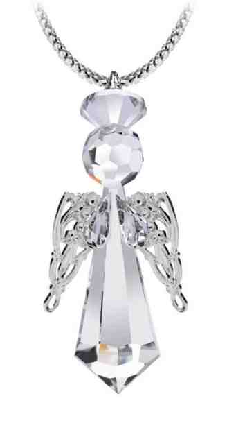 Preciosa Vánoční ozdoba Andělíček z českého křišťálu Preciosa 1517 00 + 2 měsíce na vrácení zboží