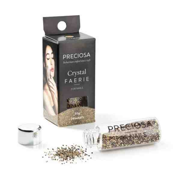 Preciosa Kamínky na zdobení nehtů Preciosa Crystal Faerie 24 Karats 4431409 + 2 měsíce na vrácení zboží