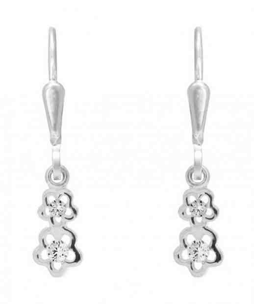 Praqia Jedinečné stříbrné náušnice Pomněnka NA8053_RH + 2 měsíce na vrácení zboží